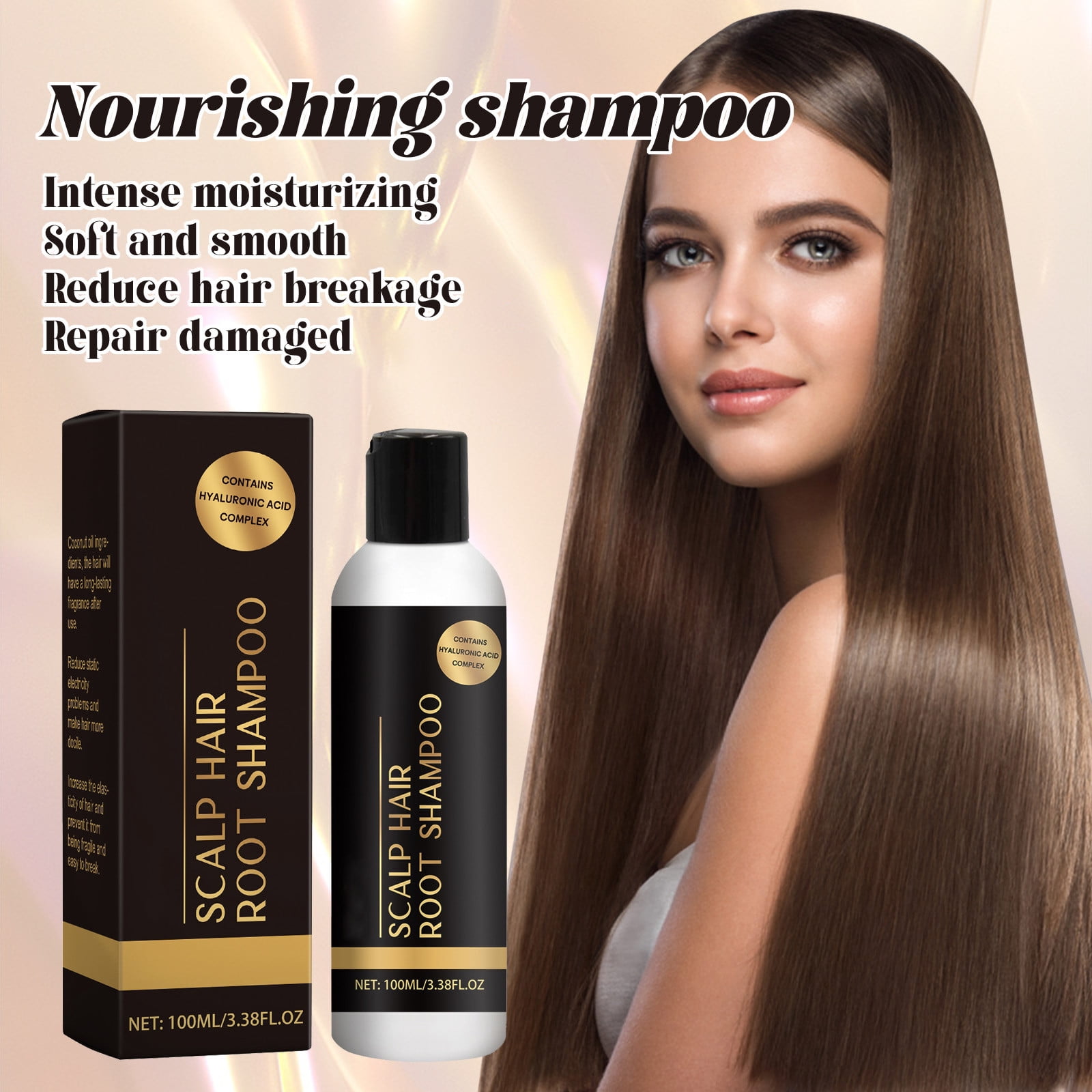 STAOEDU Shampoo for Dry Scalp,Moisture Hydrating Daily Shampoo 3.3fl