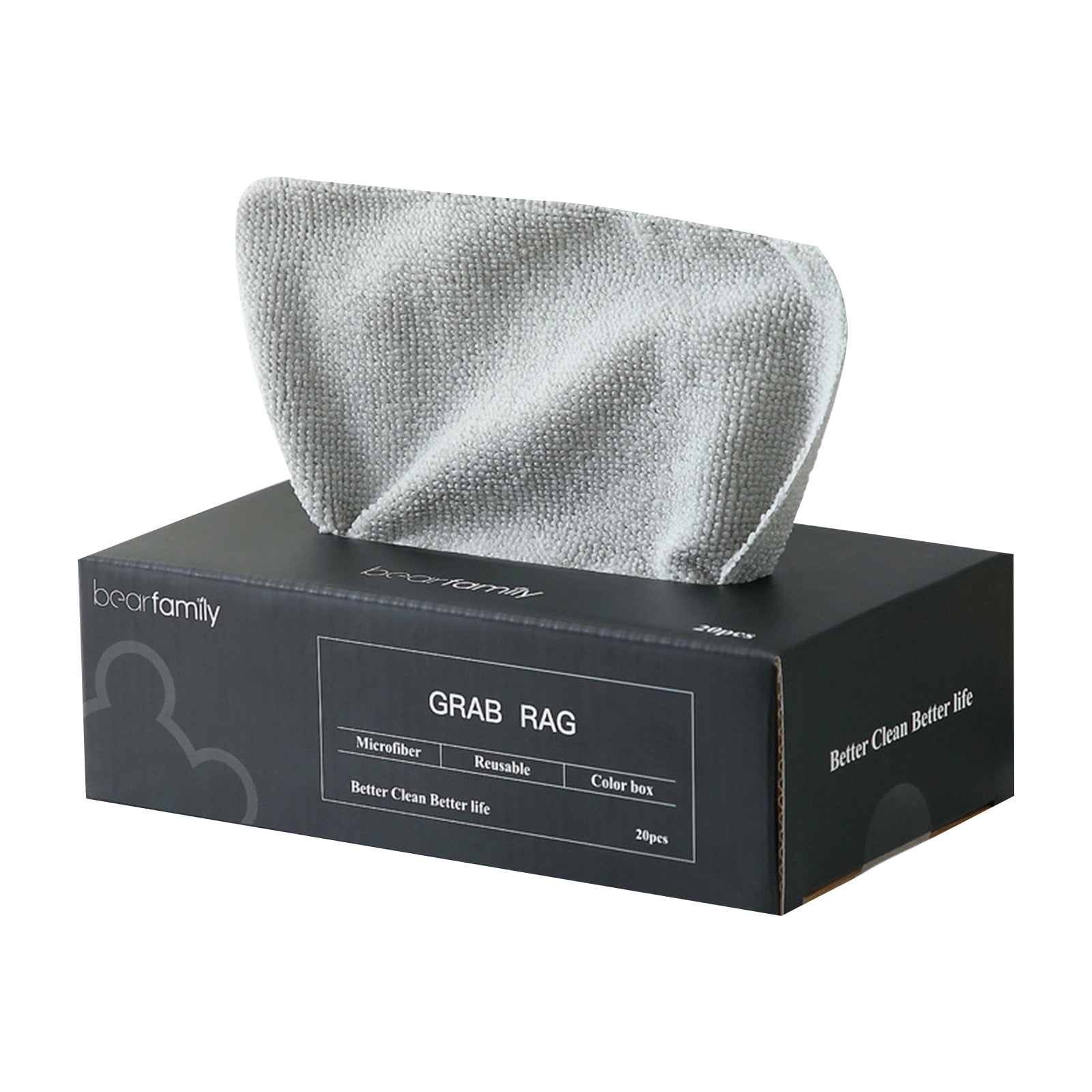 Watch Fiber Rag STAOEDU Smart Rags in Box - (Pack of 20) , Reusable Microfiber Rags for ...