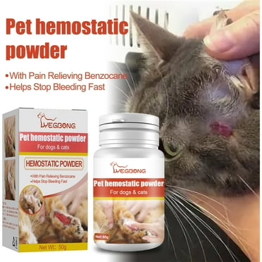 STAOEDU Styptic Powder for Dogs, Cats, and Birds | Fast-Acting Blood Stop Powder for Pets | Quick Stop Bleeding Powder for Dog Nail Clipping, Grooming, Cuts and More