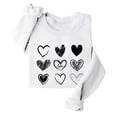 thumbnail image 1 of STAOEDU Valentine's Day Sweatshirt Women Funny Love Heart Graphic Pullover Shirt, 1 of 5