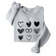 thumbnail image 1 of STAOEDU Women Love Heart Shirts Valentine Pullover Long Sleeve Tops, 1 of 5