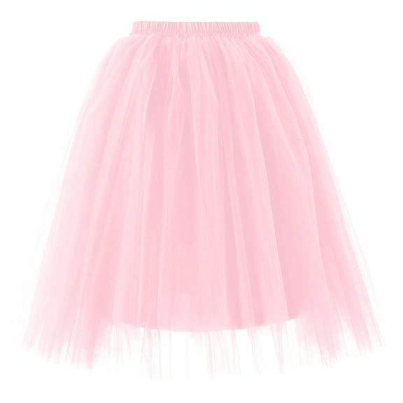 STAOEDU Women's Tutu Skirt 50s Vintage Ballet Bubble Dance Skirts for Cosplay Party