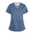 thumbnail image 1 of STAOEDU Women's V-Neck Knit Back Top, 1 of 3