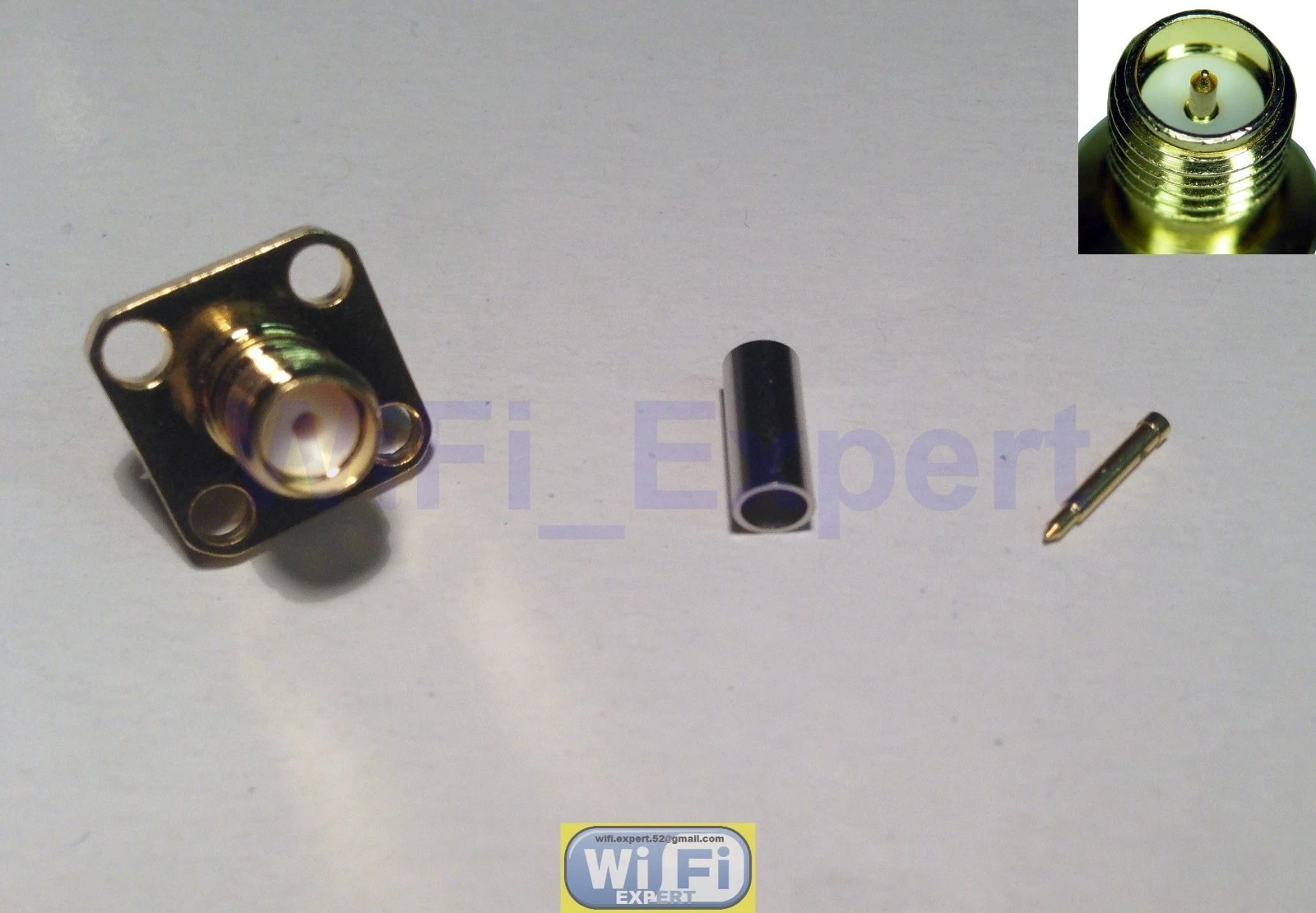 89-242 - Spina SMA a crimpare adatta per cavo RG174 RG316 - Alpha Elettronica