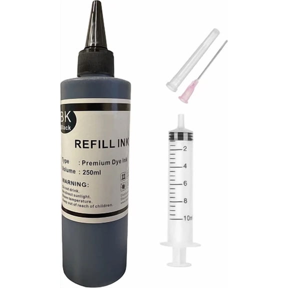 STAR- 250Ml Refill Ink For Canon Cartridge Pg-243 Cl-244 Pixma Mx492 Mg2520 Mg2522