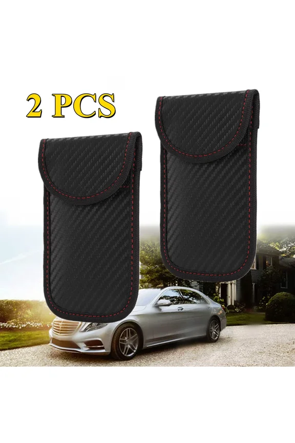 - 2Pack Faraday Bag Cell Phone Wallet Blocker Rfid Signal Blocking Shielding Pouch