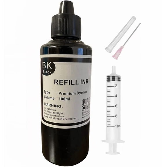 STAR- 2X100Ml Refill Ink For Canon Cartridge Pg-243 Cl-244 Pixma Mx492 Mg2520 Mg2522