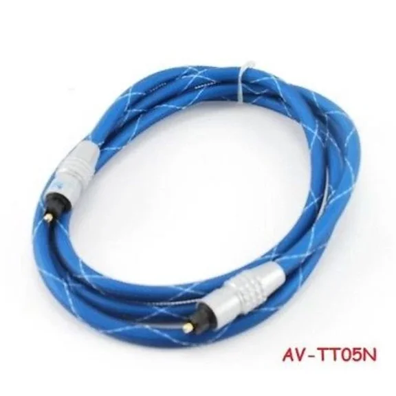 STAR- 5 Ft. Premium Toslink Optical Audio Cable W/ Net Jacket