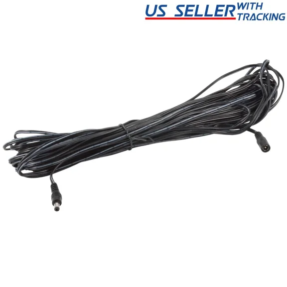 STAR- 50Ft Dc Power Extension Cable 5.5Mm X 2.1Mm Male Female Cord 50 Feet/15.2M 20Awg