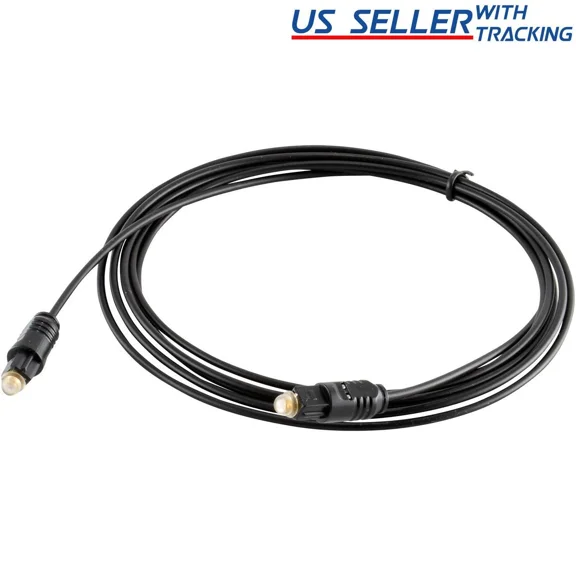 STAR- 6 Ft Digital Fiber Optic Audio Cable Cord Optical Spdif Toslink For Tv Dvd Amp