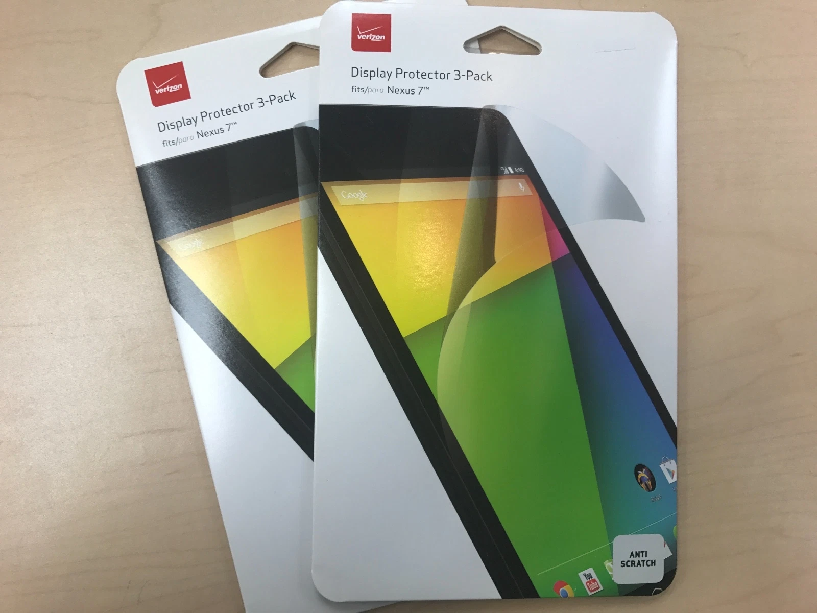 STAR- 6-Pack Verizon Screen Protector For Nexus 7 (3-Pack X 2 ...
