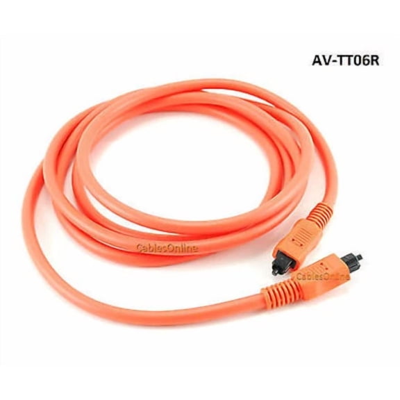 STAR- 6' Python Toslink To Toslink Audio Cable, Av-Tt06R