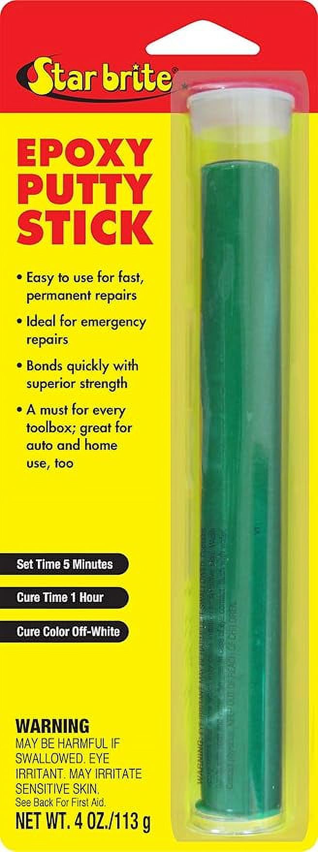 STAR BRITE 4 Oz Epoxy Putty Stick Easy, Fast, Permanent Repairs Even
