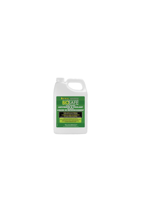 BIO-SAFE Anti-Freeze / Coolant - Full Strength Propylene Glycol - Year-Round Engine Protection - 1 GAL (031700C)