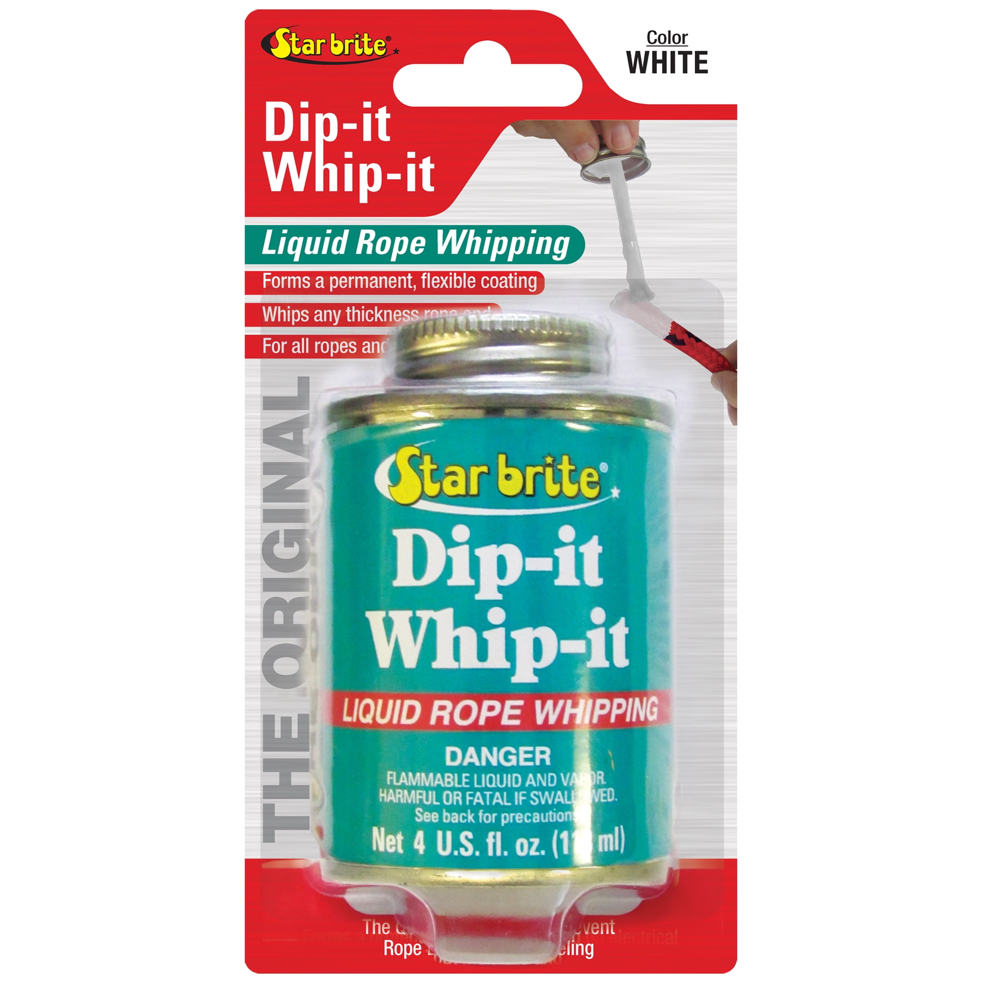 STAR BRITE DipIt WhipIt Liquid Rope Whipping Permanent & Flexible