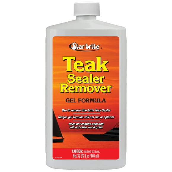 Star brite Gel Teak Cleaner & Restorer Citrus Scent, Biodegradable Formula