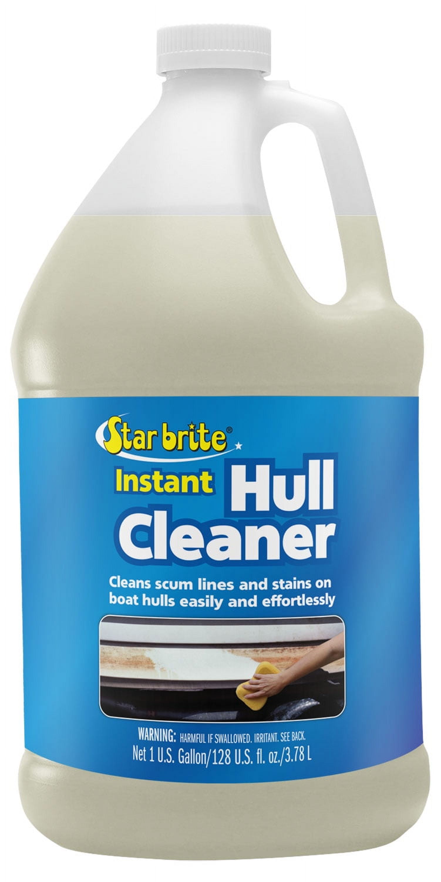 STAR BRITE Instant Hull Cleaner Easily Remove Stains, Scum Lines & Grime for Boat Hulls