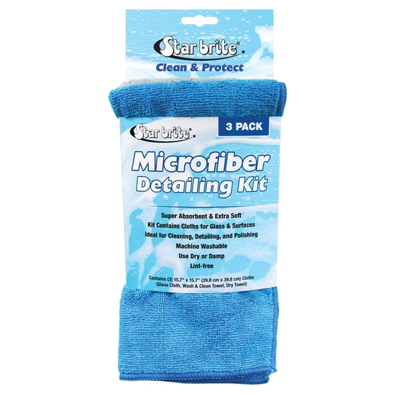 STAR BRITE Microfiber Detailing Kit (3PC) (040079)