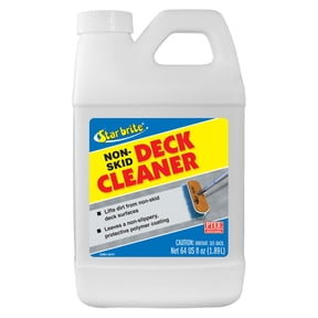 STAR BRITE Non-Skid Deck Cleaner & Protectant -Ultimate Boat Deck Wash - Protects Against Future Stains & UV - Ideal for Fiberglass, Vinyl, Plastic, Painted & Metal Surfaces (085964)