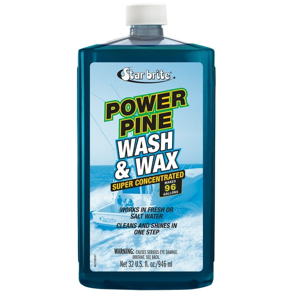 Star brite Power Pine Wash & Wax - Concentrated Marine Grade Formula
