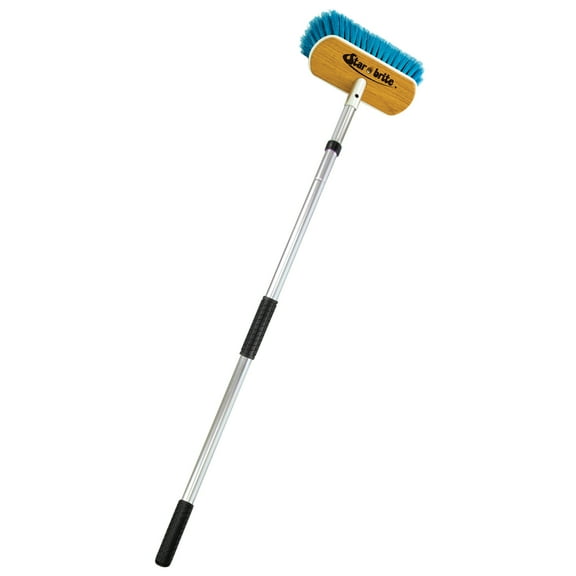 Star brite Premium Boat Cleaning Brush - 3'-6' with Synthetic Wood Block