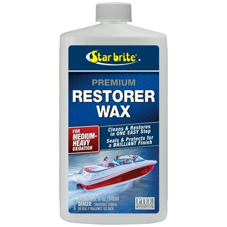 Star brite Premium Restorer Wax - For Medium to Heavy Oxidation