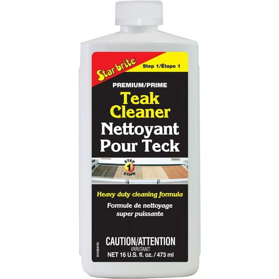 STAR BRITE Teak Cleaner - Wood Cleaner Liquid - 32-Ounce