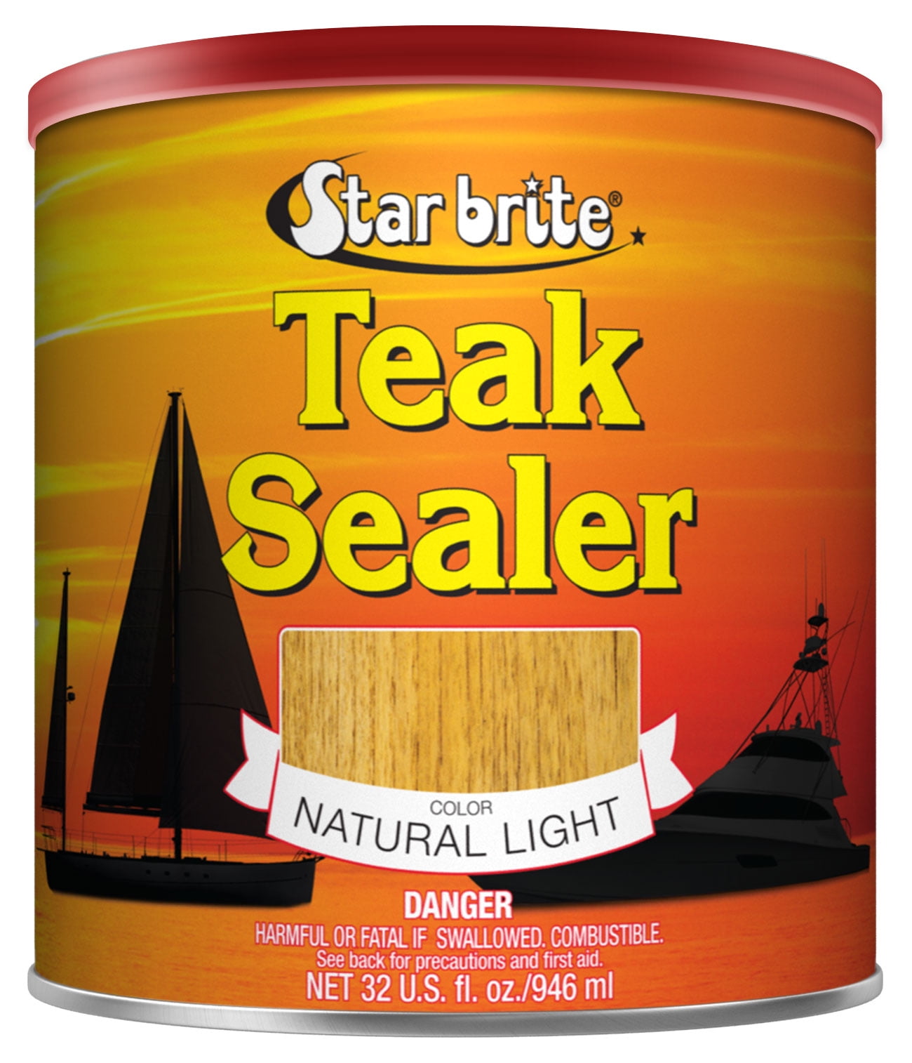 STAR BRITE Teak Sealer Natural Light 32 OZ