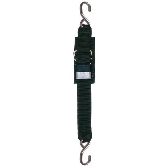 STAR BRITE Transom Tie Down 2" x 4' w/S/S Quick Release Buckle and S/S "S" hooks
