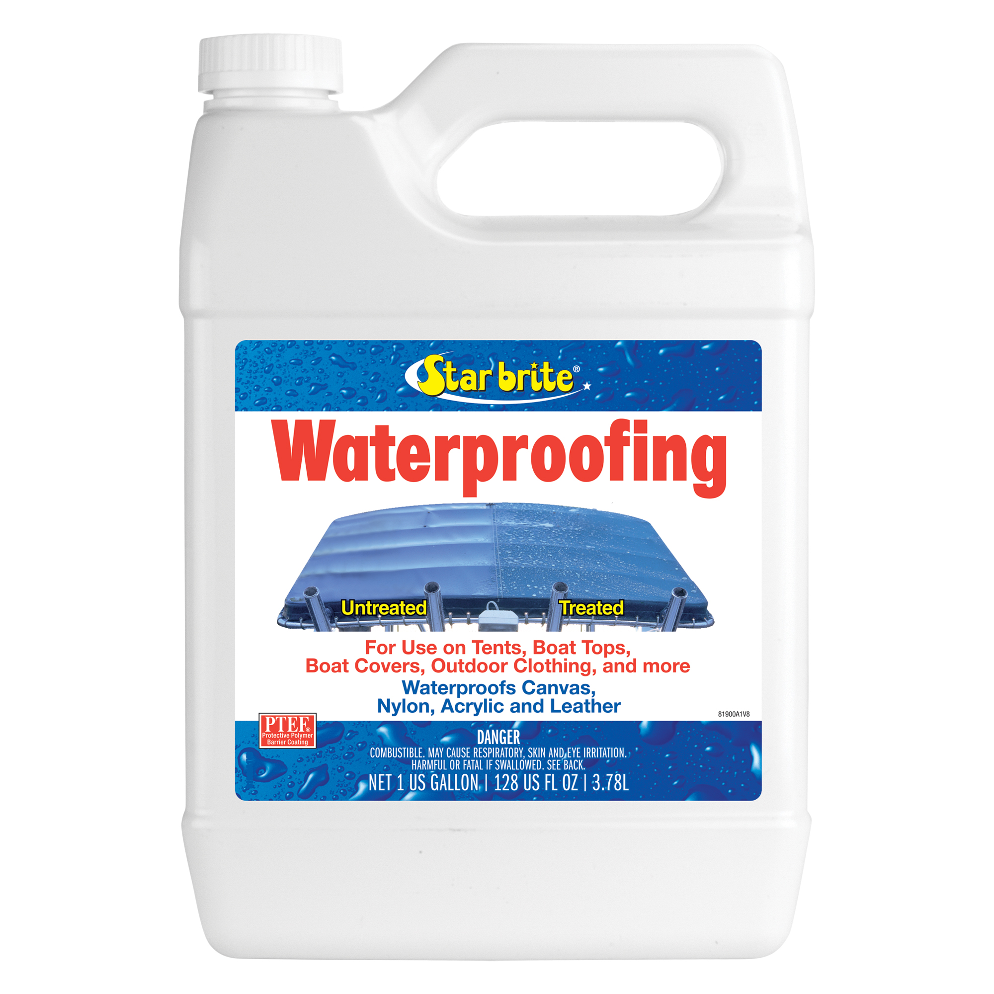 STAR BRITE Ultimate Waterproofing Spray - Waterproofer, Stain Repellent, UV  Protection for Boat Covers, Tents, Jackets & More - 1 Gallon (081900N)