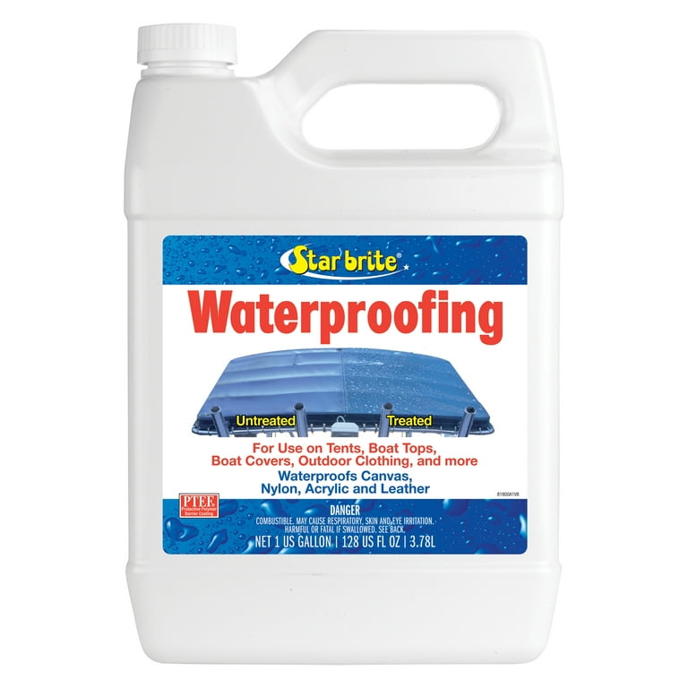 STAR BRITE Ultimate Waterproofing Spray - Waterproofer, Stain Repellent, UV  Protection for Boat Covers, Tents, Jackets & More - 1 Gallon (081900N)