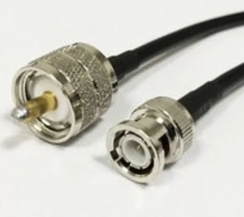 STAR- Bnc Male To Uhf Male Pl259 Rf 10Ft Aci200 Coax 50 Ohm Cable ...