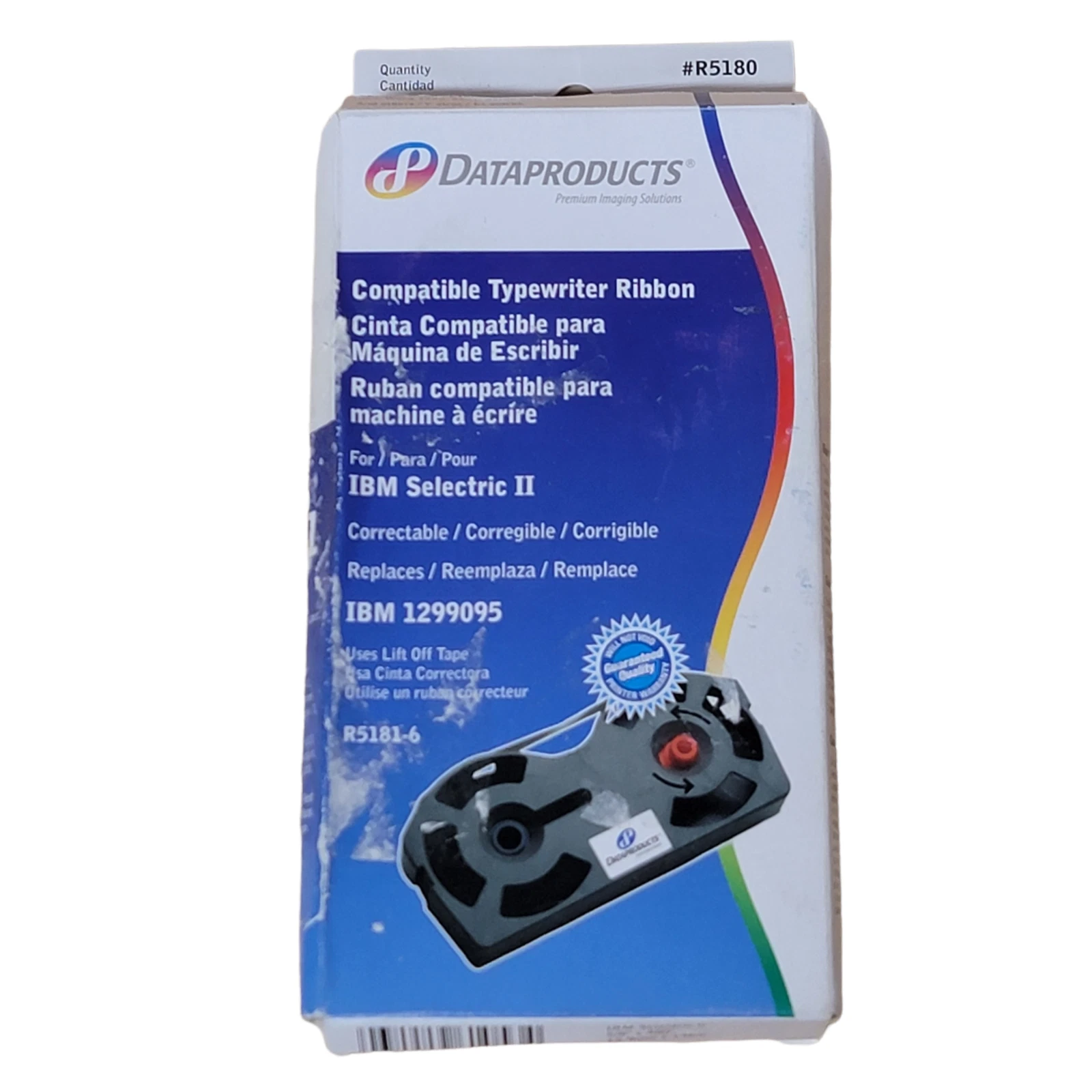 6-Pack IBM Wheelwriter II / III Compatible Ribbon Cartridges – 1380999 Correctable