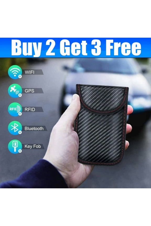 - Faraday Bag Rfid Key Signal Blocking Shielding Pouch Cell Phone Blocker Wallet