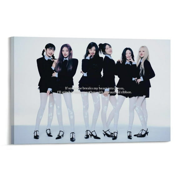 STAR IVE IVE EMPATHY ATTITUDE REBELHEART FOR ROOM IDOLS ARTIST Posters Aesthetics Home Office Wall Decor And Creative Painting Decoration