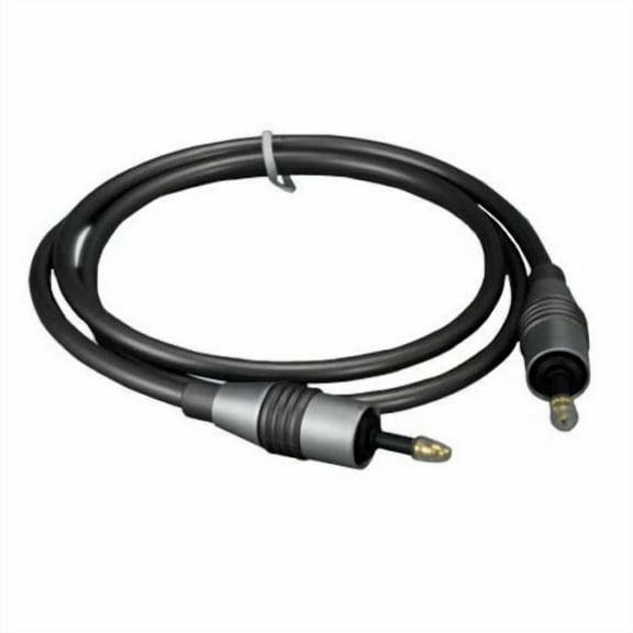STAR- Kntk 6 Ft Mini Toslink 3.5Mm Audio Cable S/Pdif Digital Fiber Optical Dat Black