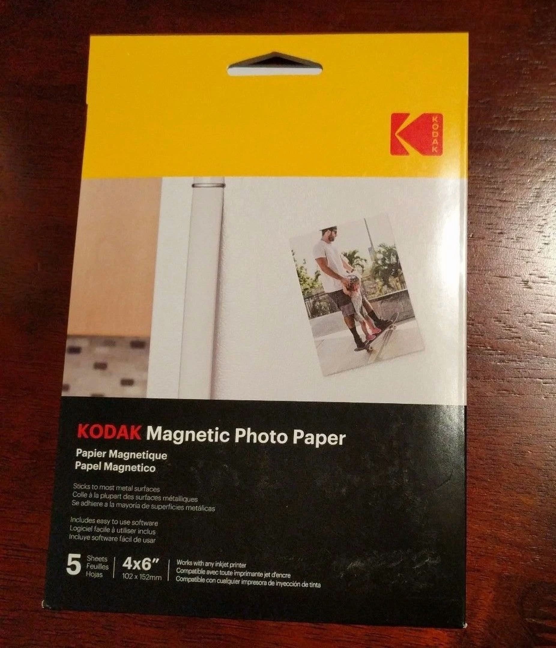 KODAK Magnetic Photo Paper - Magnetic Backed Photo Paper, 4x6 - View #4