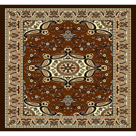 Star Rug DESIGN 1101 - 5'2"x7'5", Brown
