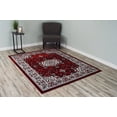 thumbnail image 1 of STAR Modern Stylish Living Room Rug DESIGN 1101 - 5'2"x7'5", Red, 1 of 1