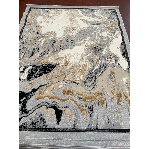 STAR Modern Stylish Living Room Rug DESIGN 1105 - 5'2"x7'5", Sand