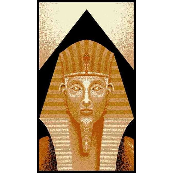 STAR Modern Stylish Living Room Rug DESIGN 1108 Sphinx - 5'2"x7'5", Beige