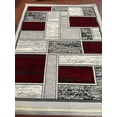 thumbnail image 1 of STAR Modern Stylish Living Room Rug DESIGN 1309 - 5'2"x7'5", Red, 1 of 1