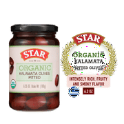 STAR Natura Organic Kalamata Olives Pitted, 6.35oz