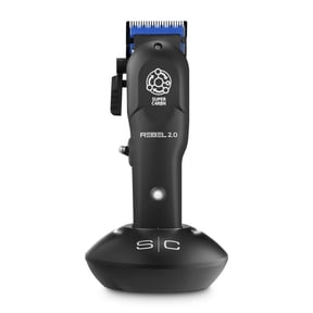 StyleCraft Rebel 2.0 Hair Clipper, Super C4RBN Motor with DLC and Ceramic Blades USB-C Rechargeable, Cord/Cordless Haircutting