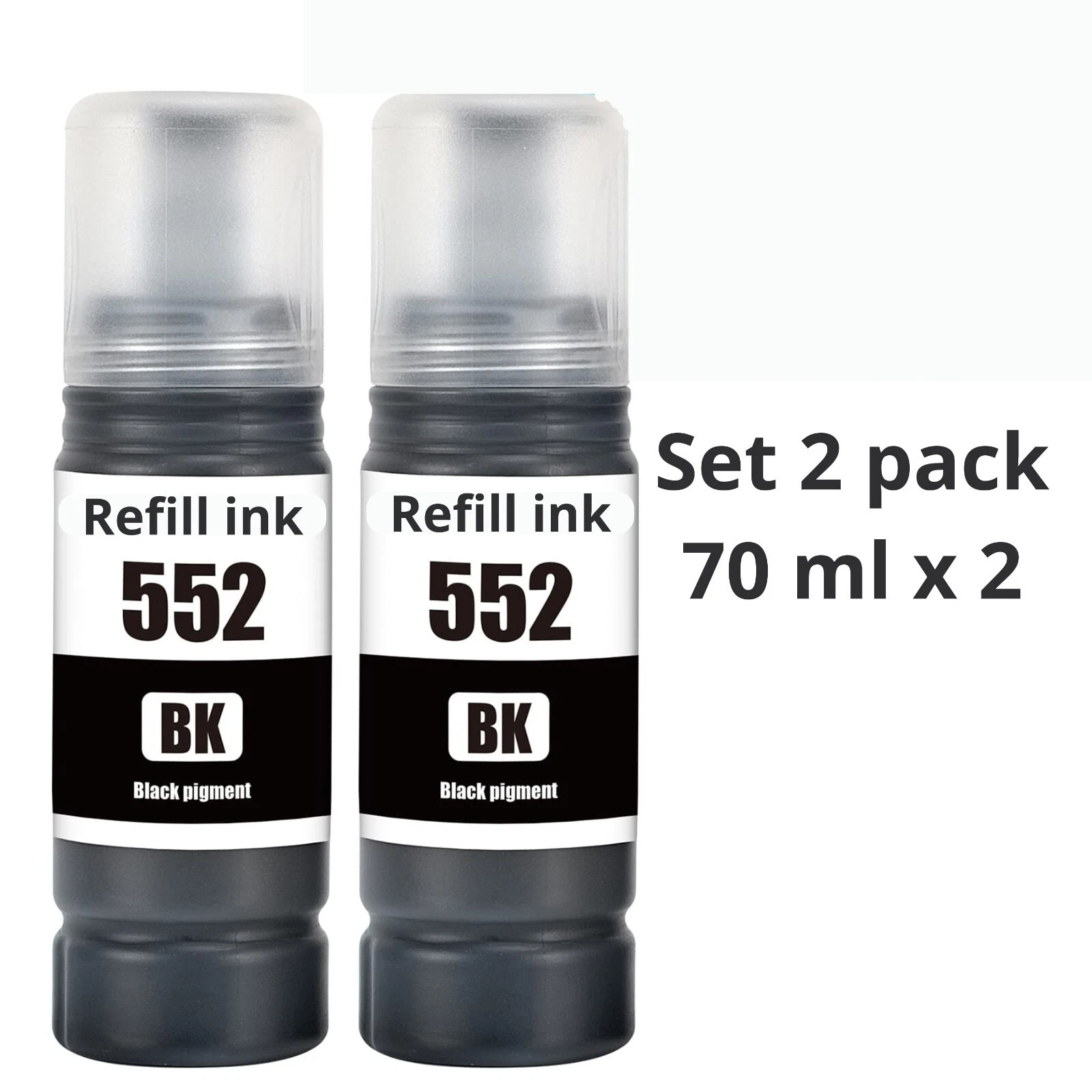 STAR- Premium Compatible Dye Refill Ink T552 552 For Epson Ecotank Et ...