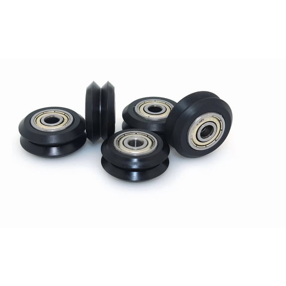 STAR- (Qty.5) W625Zz V Groove Plastic Linear Pom Pulley Wheel Roller Printer Bearing
