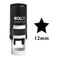 thumbnail image 1 of STAR Self Inking Mini Rubber Stamp Colop Round Decorative Teachers Stamps 12mm, 1 of 3