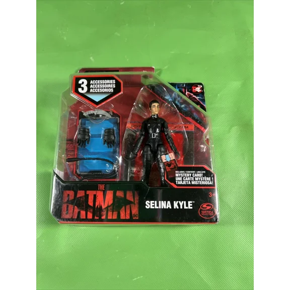 STAR- Spin Master - Dc Comics Selina Kyle (Catwoman) Action Figure And Accessories T2
