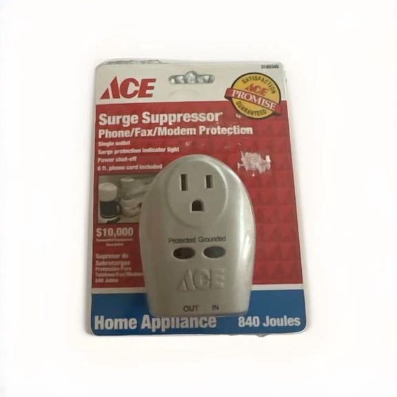 STAR- Surge Suppressor Phone Fax Modem Protection Ace Hardware Sealed