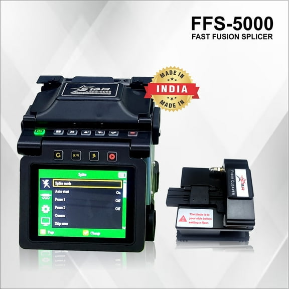 STAR Unmatched Precision Fiber Optic Fusion Splicer FFS-5000 Splicing Machine Single Mode Fiber Proven Reliability Core to Core Alignment